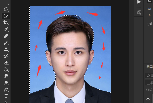 ps证件照换背景:简单方便 ps证件照换背景:简单方便